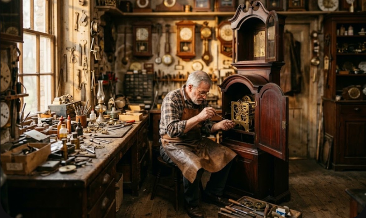 Horloger Découvre Une Lettre Cachée Dans Une Horloge Ancienne